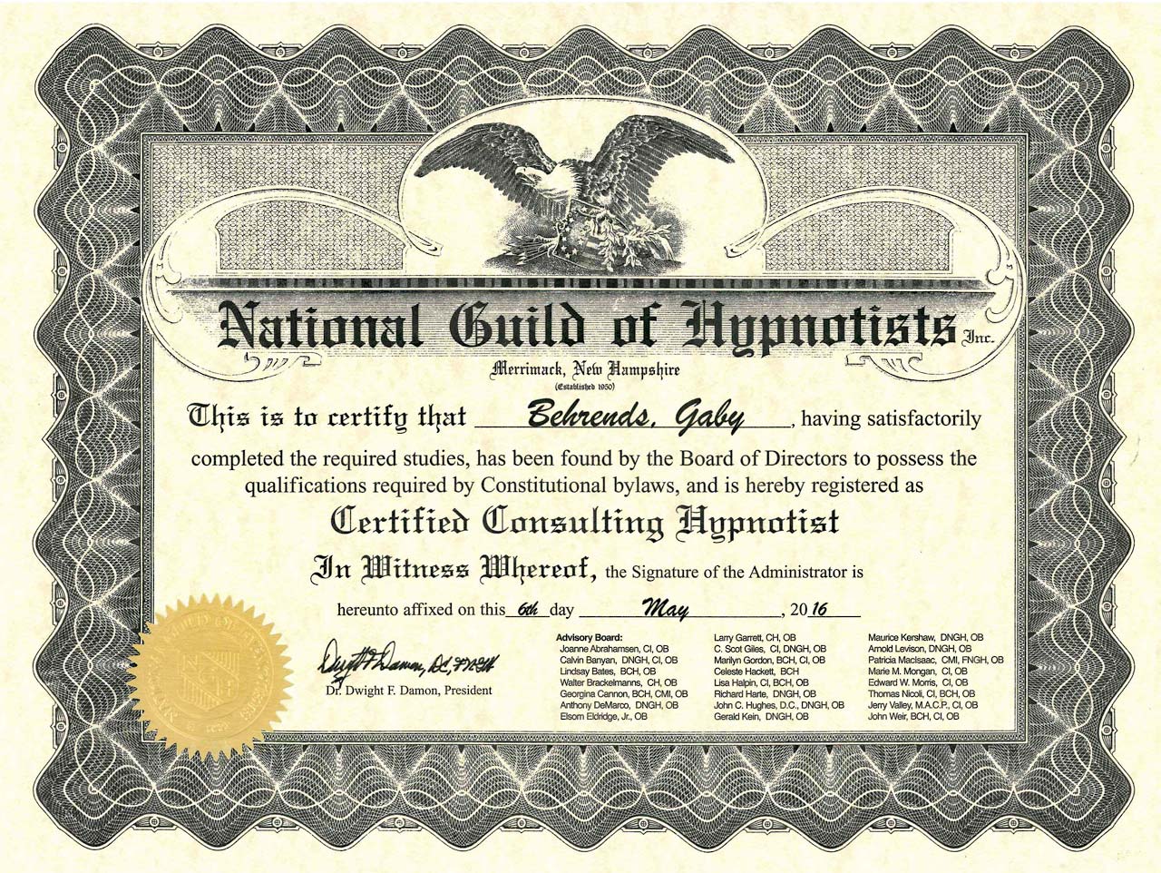 NGH-Zertifikat